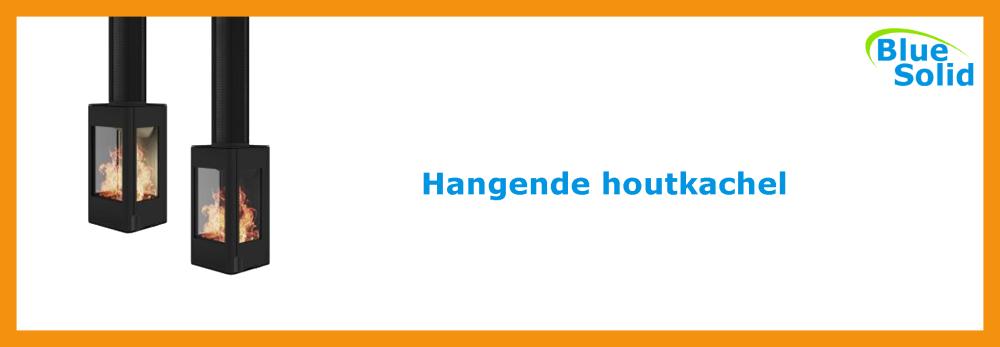 Hangende houtkachel
