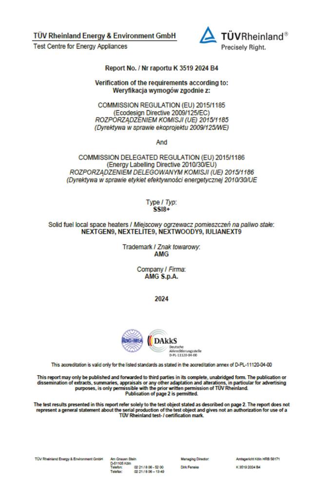 Testprotocol certificering pelletkachel
