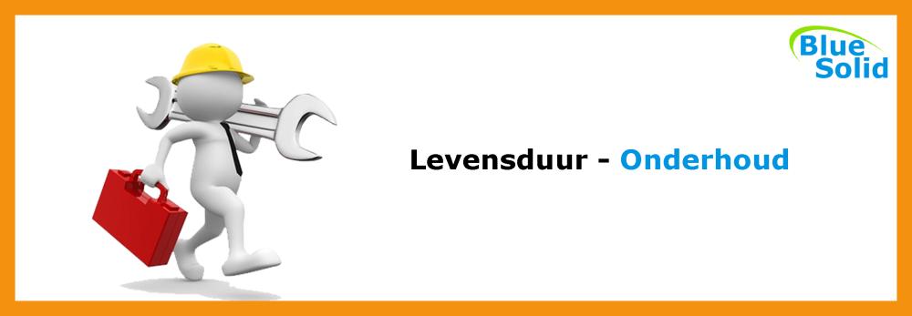 Invloed van onderhoud op levensduur