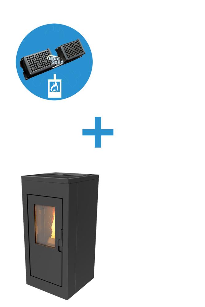 Pelletkachel met houtrookfilter