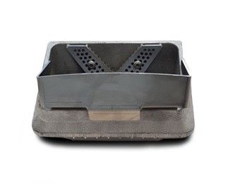 Branderbak 16 kw luchtkachel