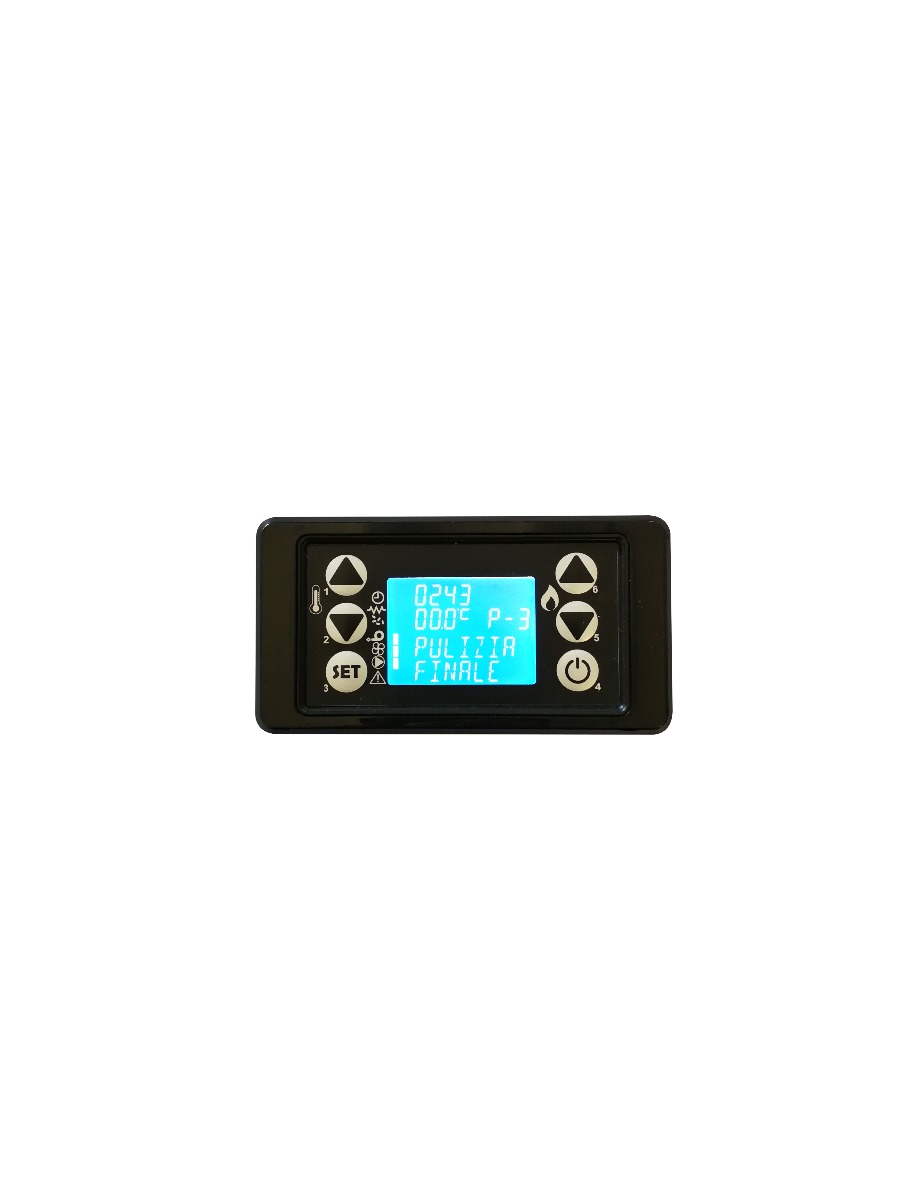 6 knops LCD display (Afm: 120x63mm)