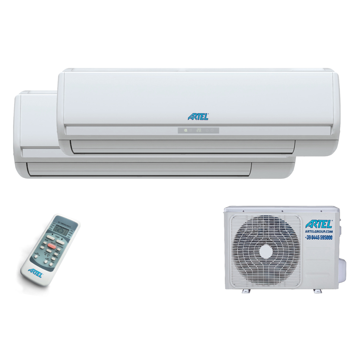 Airco Multi Split 2x (3.6kw/12000BTU) â€“ 2 kamers