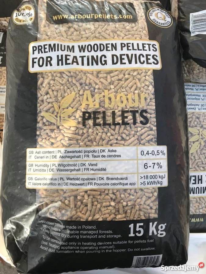 Arbour 100% naaldhout pellets - 65 zakken van 15 kg