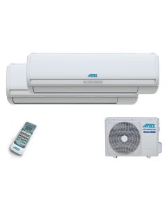 Airco Split 2x (2x 3.6kw, 12000BTU) + installatie Mod 3m