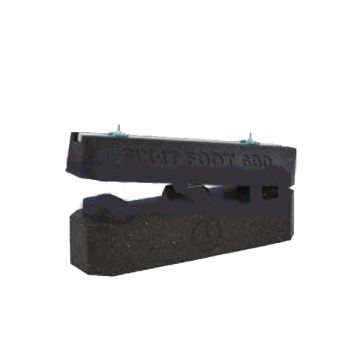 Rubber voet verhoging - Breedte 100 cm