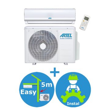Airco materialen 5 meter + instal | BlueSolid