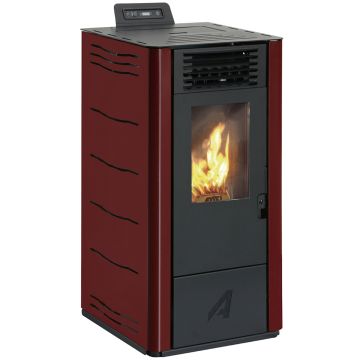 Pelletkachel aanbieding Easy rood