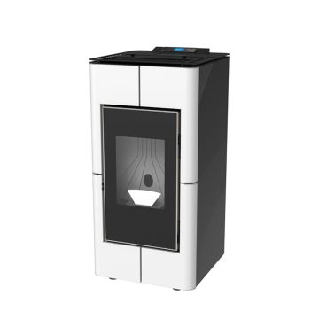 Artel pelletkachel Norma wit | BlueSolid