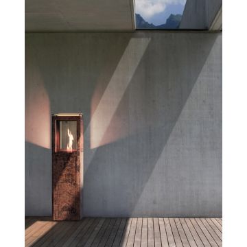 Terrasverwarmer / pelletkachel Qube