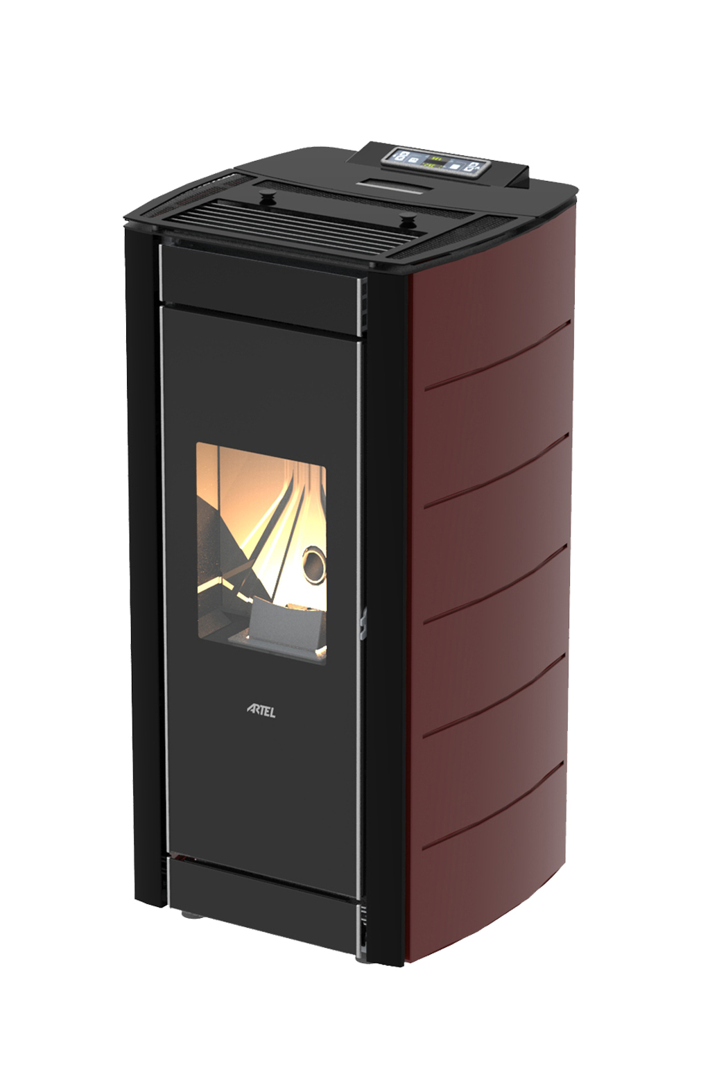 Pelletkachel Elite 8 kW- Rood 70m2