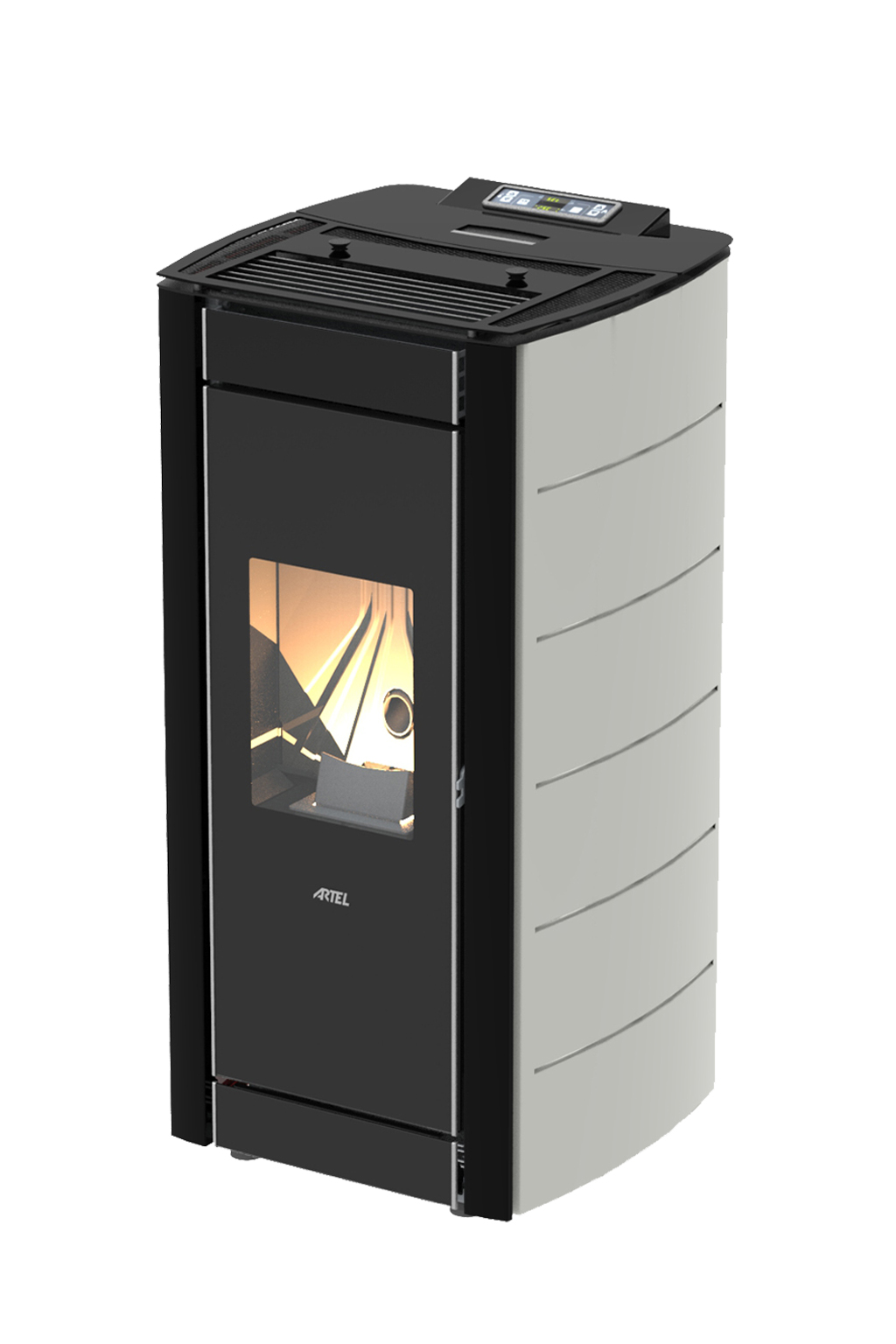 Elite pelletkachel 8 kW-wit 70m2