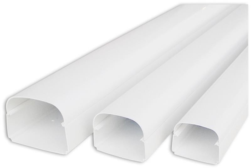 Airco leidinggoot wit 2000x74x56mm T75