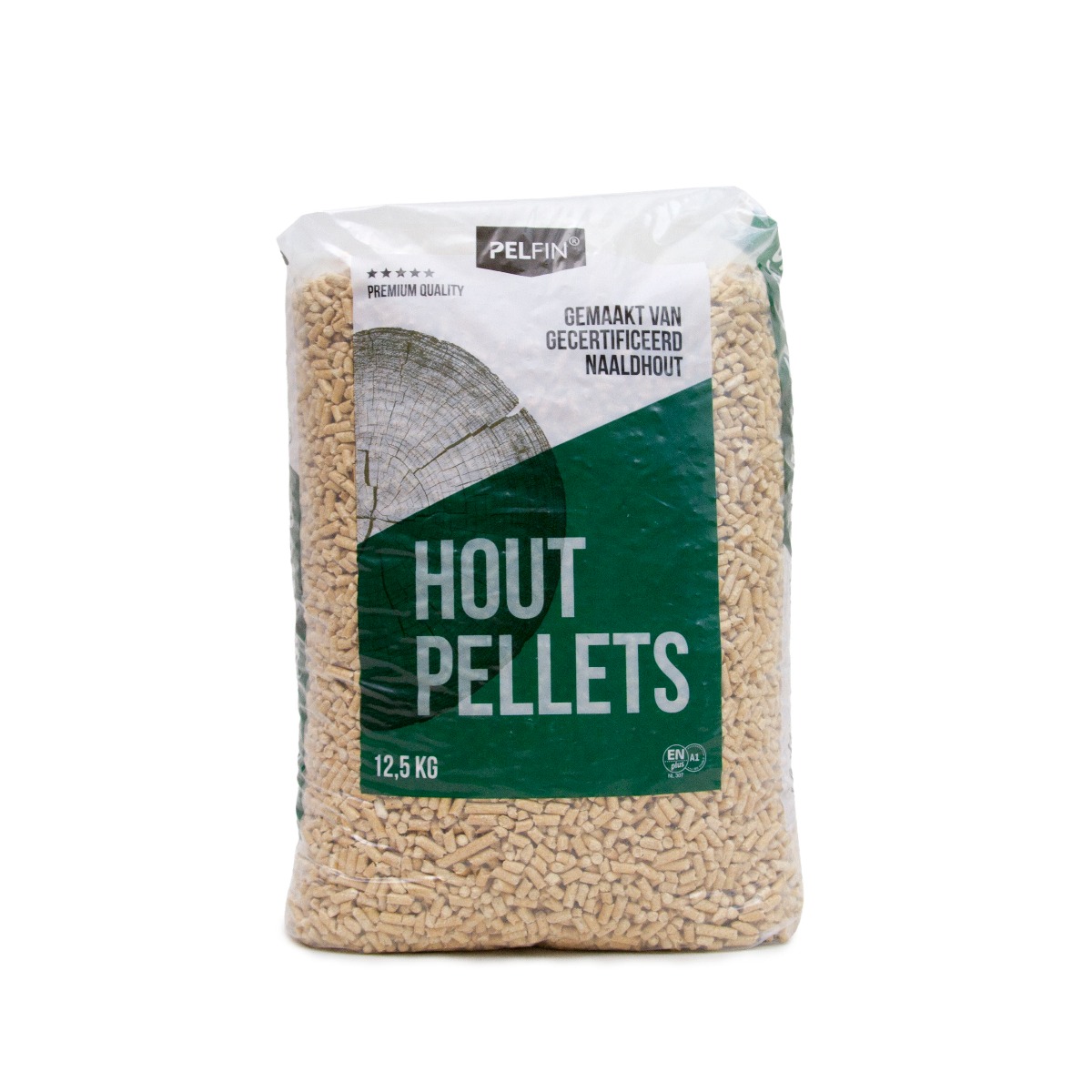 Pelfin blanke houtpellets